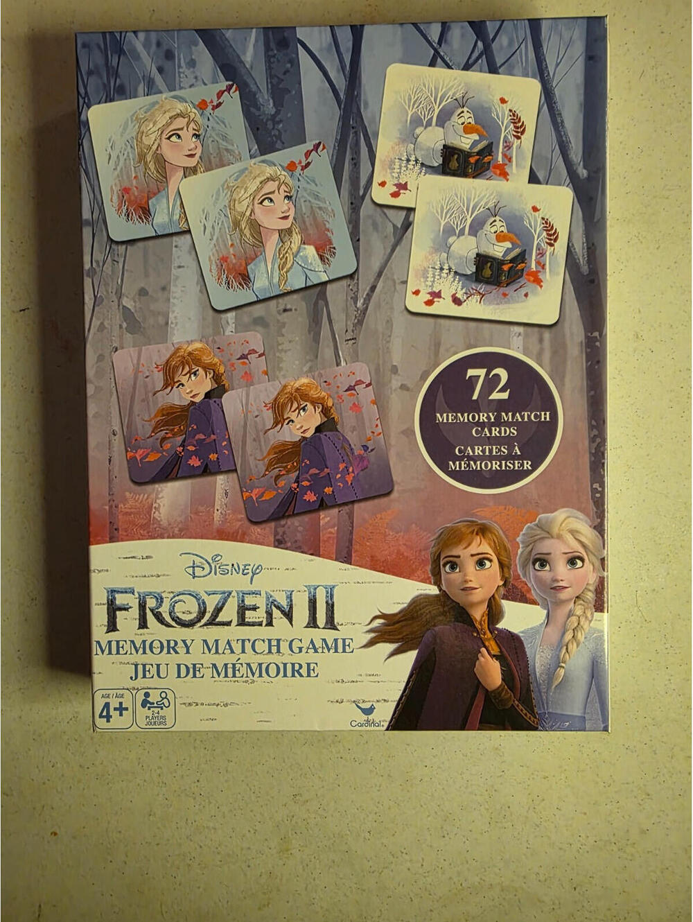 Disney Frozen II Memory Match Game – 72 Cards